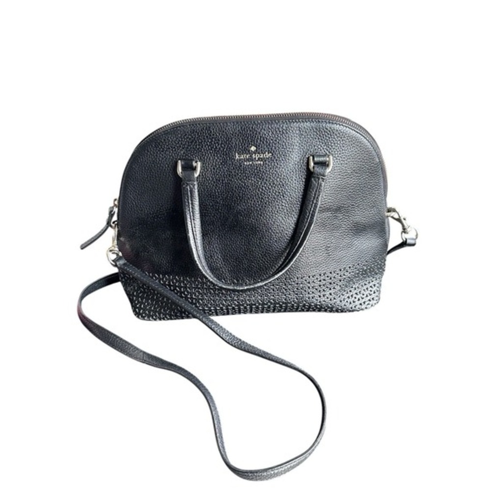 KATE SPADE - Carli Wakefield Lane Leather Satchel - Black